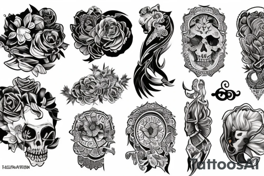 Некромант tattoo idea
