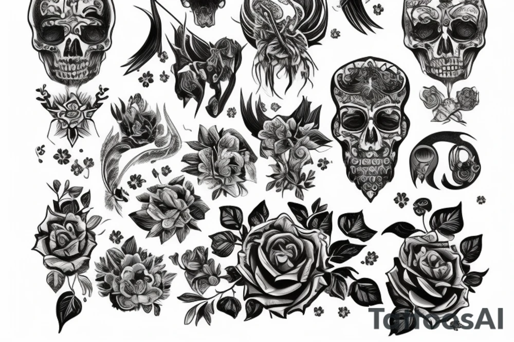Некромант tattoo idea