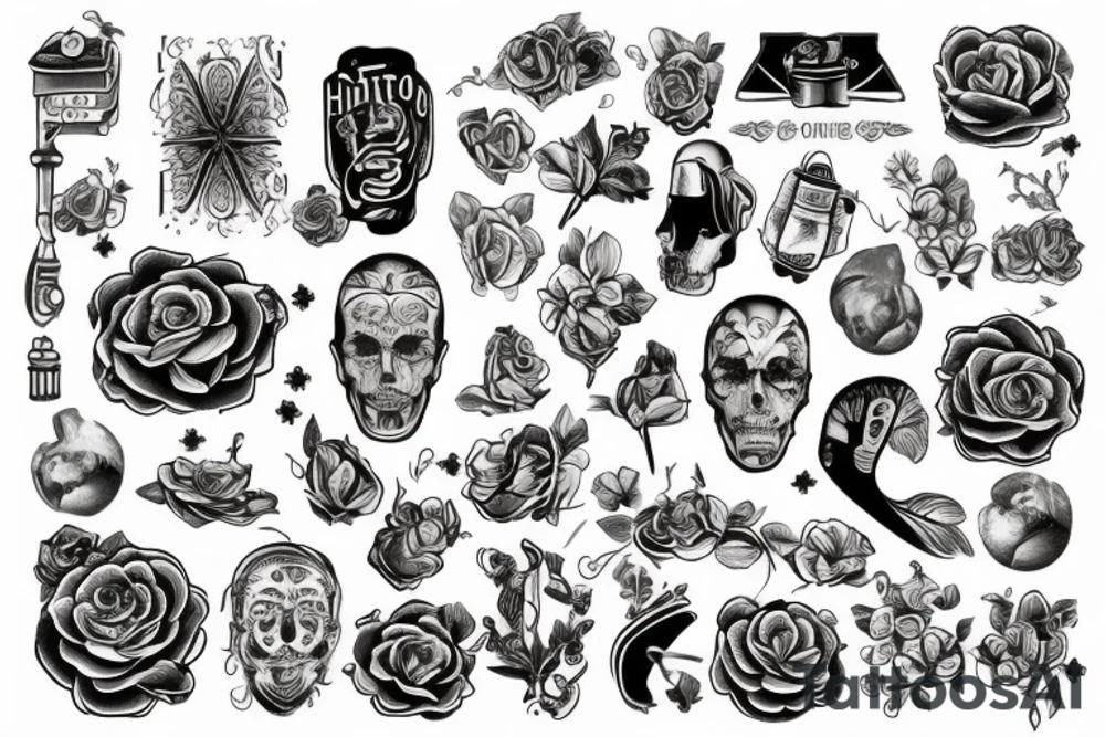 некромант на мотоцикле tattoo idea