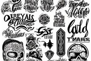 they say beyond those gates, eternal life awaits tattoo idea