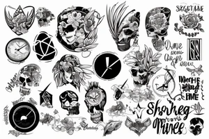 something that makes sense, something that will be relevant in time tattoo idea