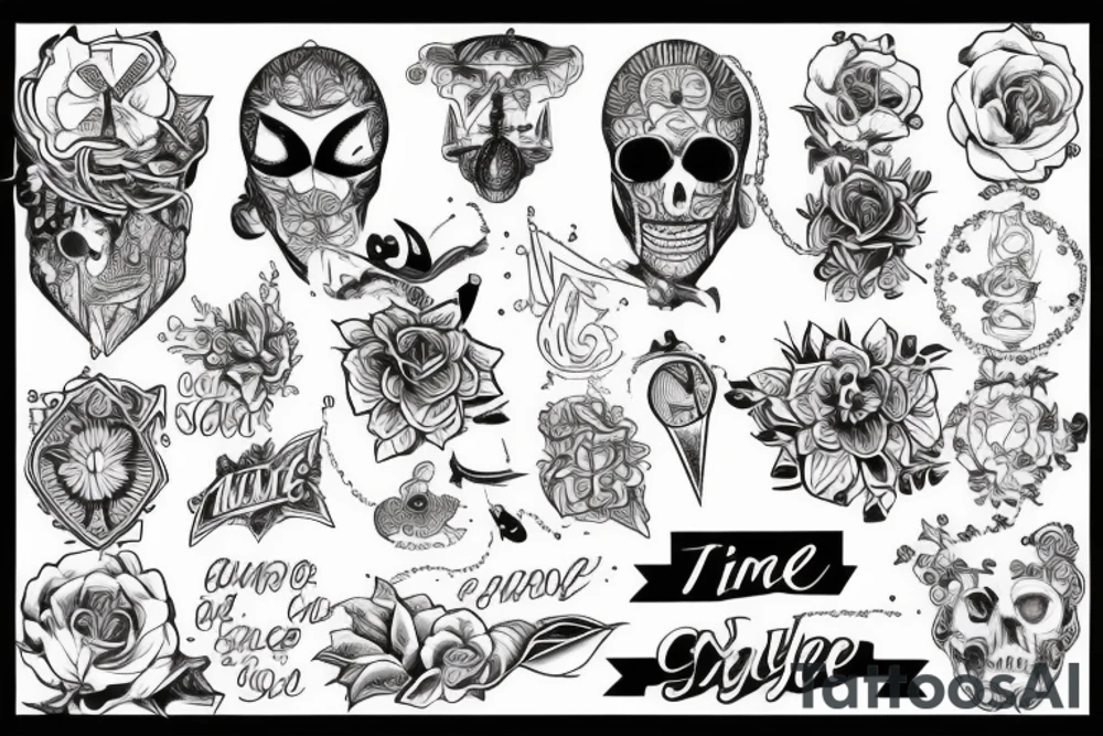 something that makes sense, something that will be relevant in time tattoo idea