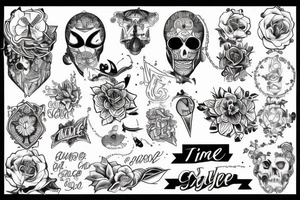 something that makes sense, something that will be relevant in time tattoo idea
