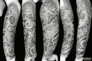 leter m & r tattoo idea