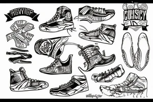 cross country running tattoo idea
