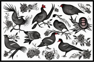 jian bird tattoo idea