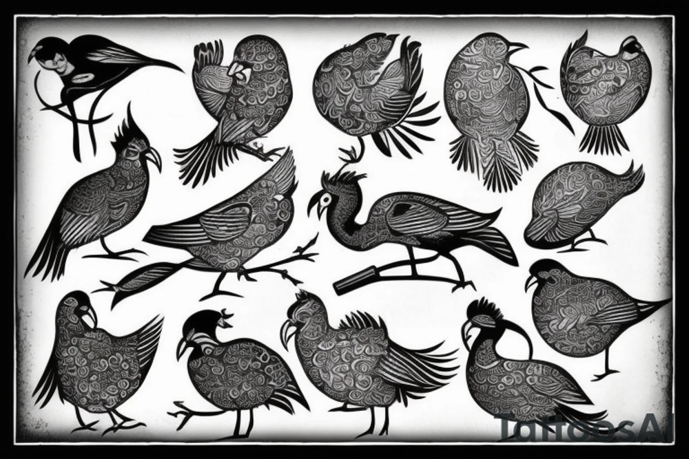 jian bird tattoo idea