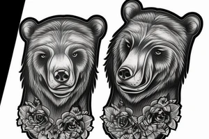 A russian bear tattoo idea