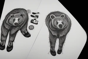 A russian bear tattoo idea
