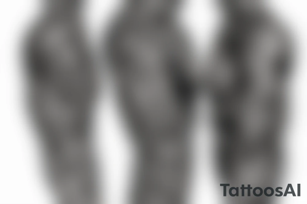 Fire inspired full sleeve tattoo idea