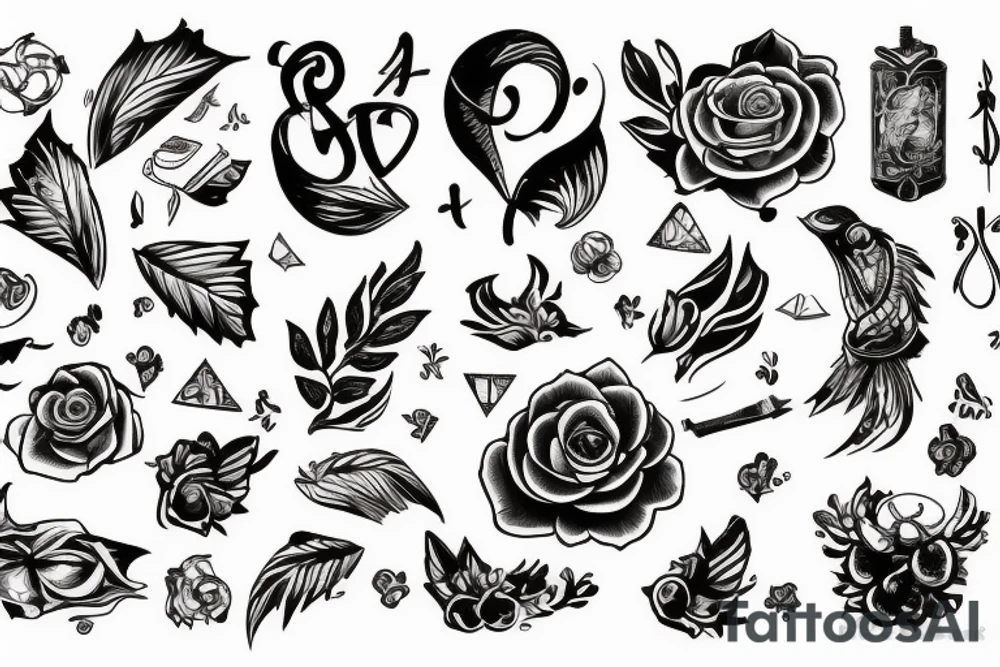 Лев в виде звезды давида tattoo idea