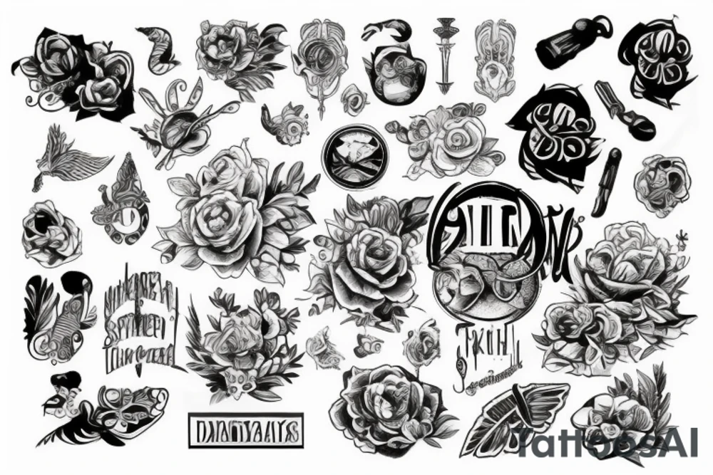 Лев в виде звезды давида tattoo idea