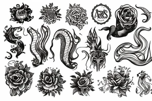 Aries virgo leo tattoo idea
