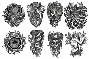 Aries virgo leo tattoo idea