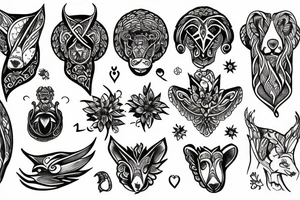Aries virgo leo tattoo idea
