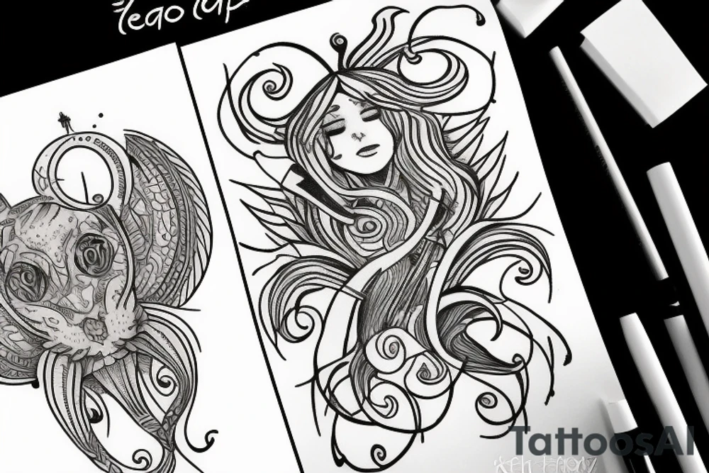 Aries virgo leo tattoo idea