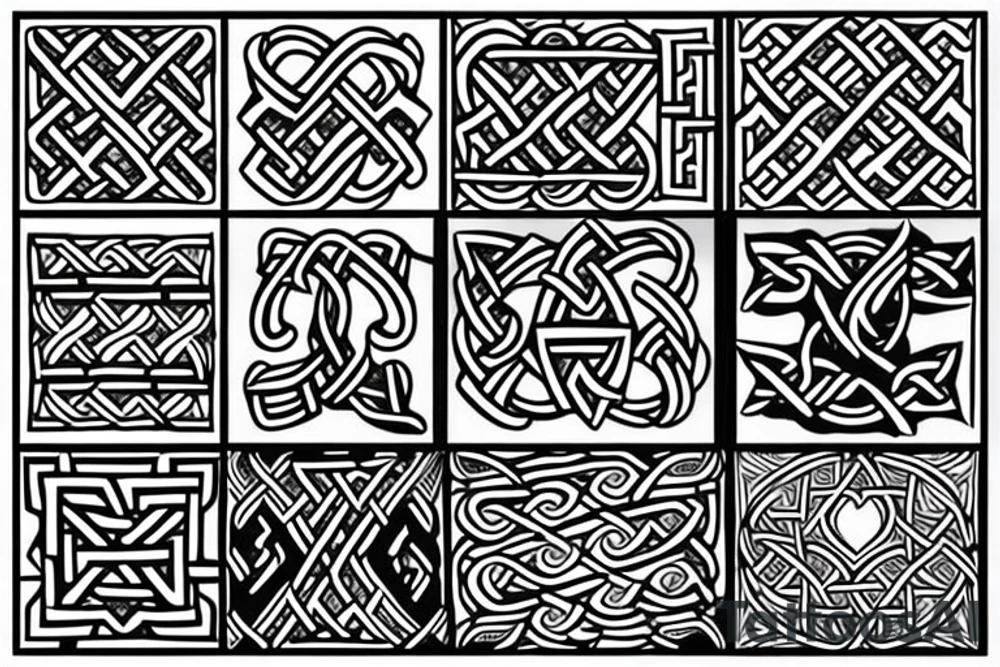 Irish knot tattoo idea