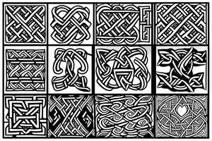 Irish knot tattoo idea