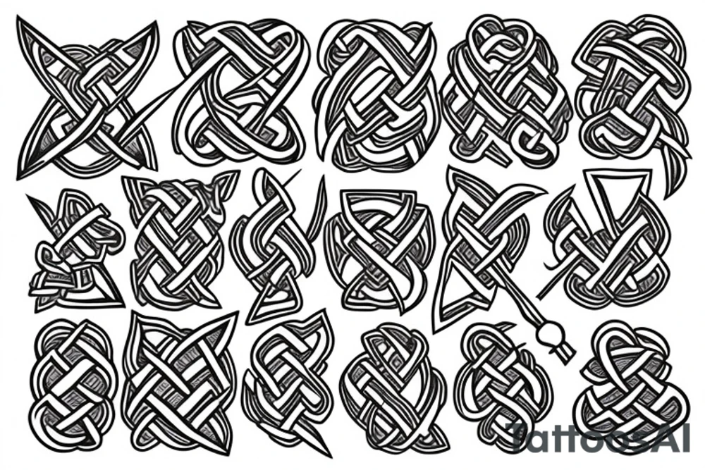 Irish knot tattoo idea