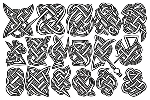 Irish knot tattoo idea