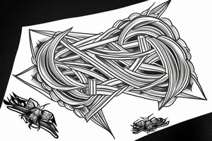 double helix tattoo idea