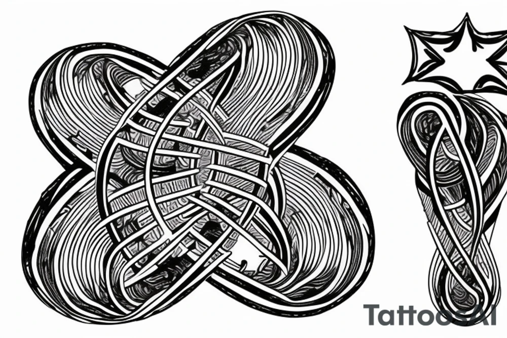 double helix tattoo idea