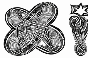 double helix tattoo idea
