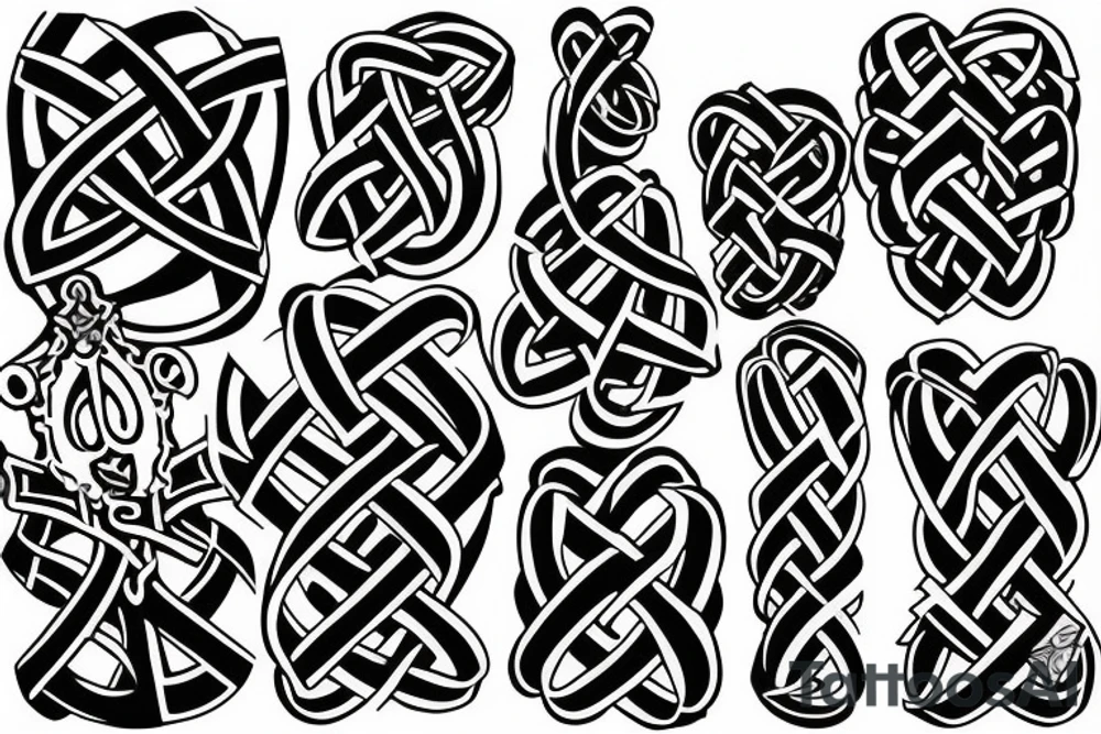 Irish knot tattoo idea