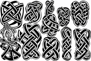 Irish knot tattoo idea