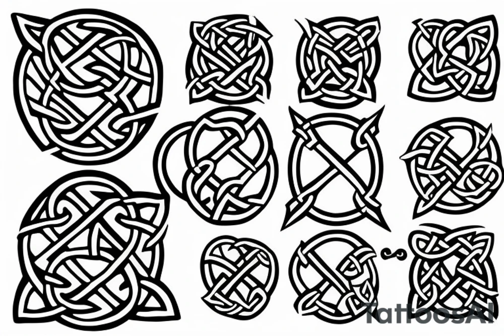Celtic knot tattoo idea
