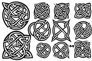 Celtic knot tattoo idea