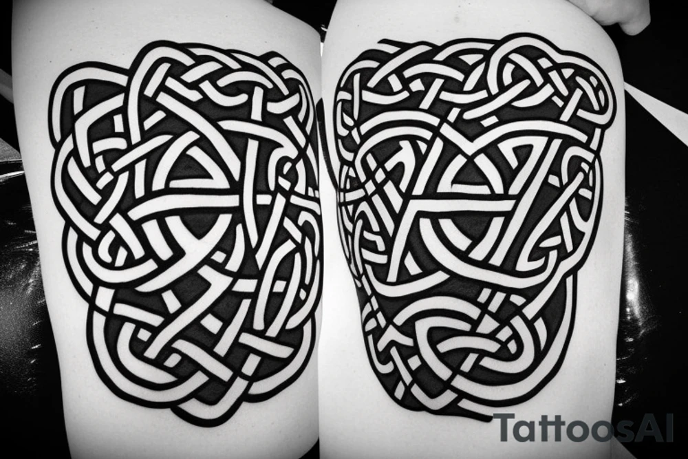 Celtic knot tattoo idea