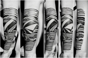 Curaçao flag island tattoo idea