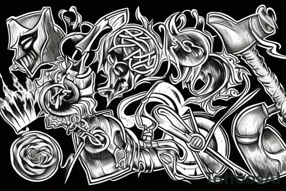 Thors hammer tattoo idea