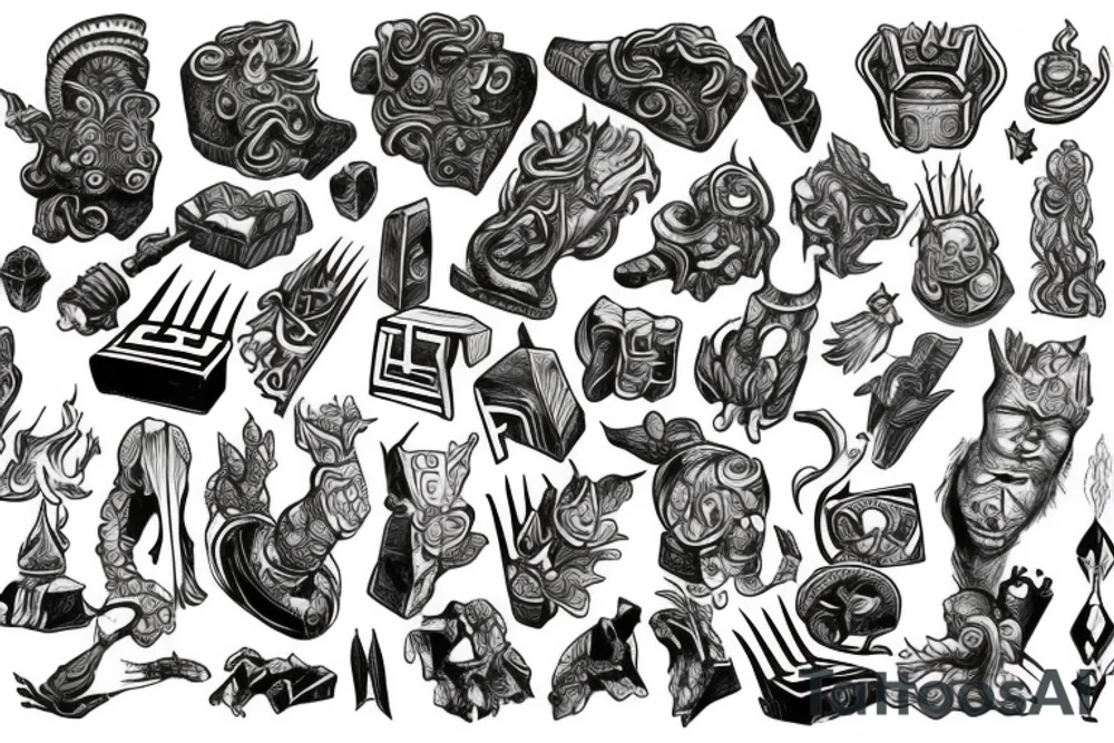 Thors hammer tattoo idea