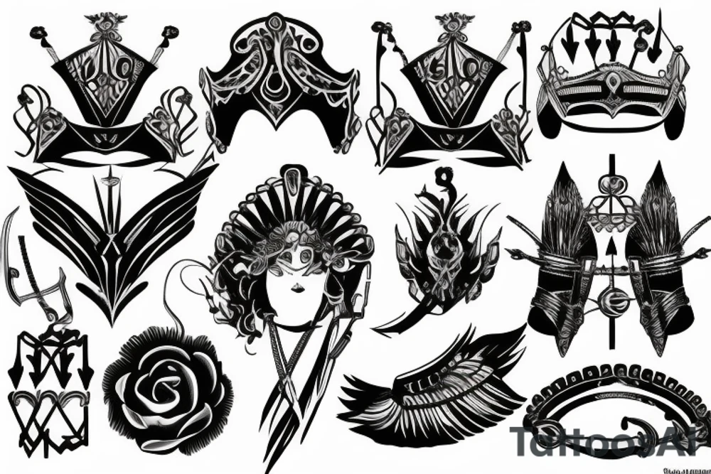 gladiator tattoo idea