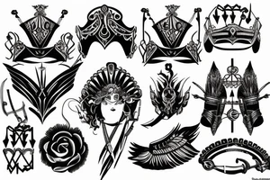 gladiator tattoo idea