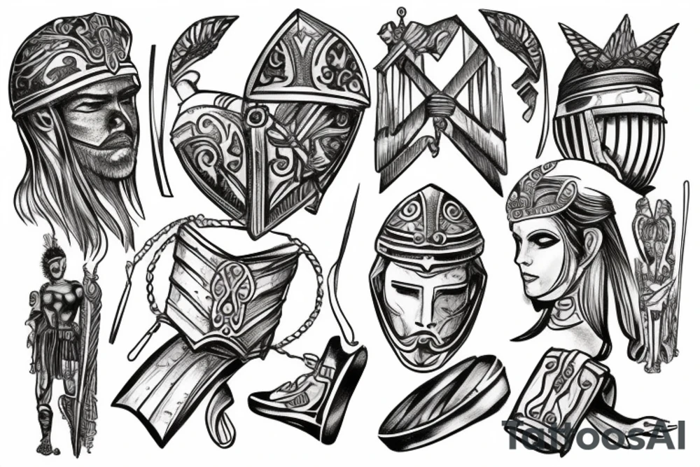 gladiator tattoo idea