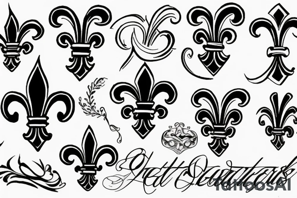 FLEUR DE LIS tattoo idea