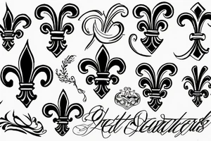 FLEUR DE LIS tattoo idea
