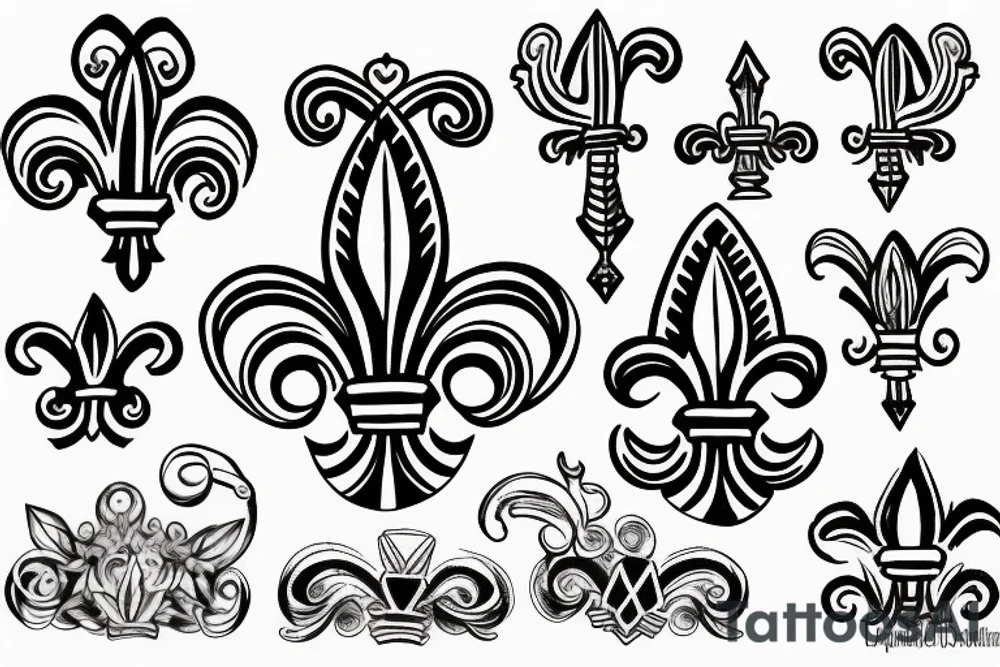 FLEUR DE LIS tattoo idea