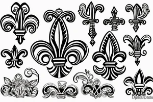 FLEUR DE LIS tattoo idea