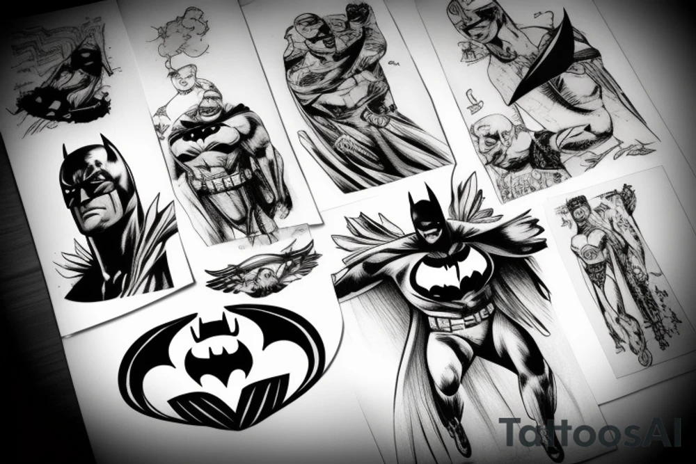BATMAN tattoo idea