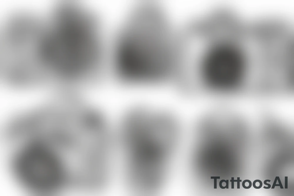 Camera shooting galaxy tattoo idea