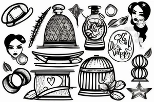 La vita fa schifo, però ti regala delle piccole gioie che sono come granelli di sabbia e un giorno la nostra spiaggia sarà lì ad aspettarci tattoo idea