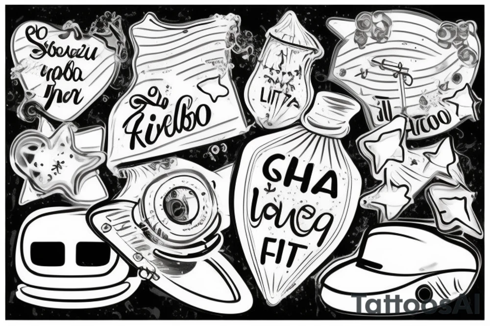 La vita fa schifo, però ti regala delle piccole gioie che sono come granelli di sabbia e un giorno la nostra spiaggia sarà lì ad aspettarci tattoo idea