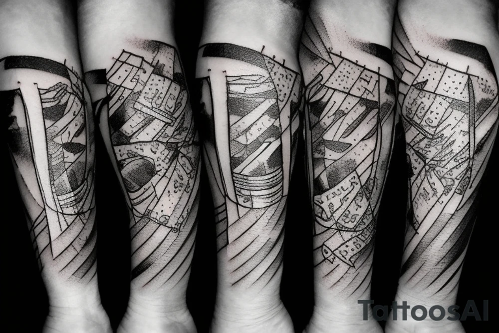 Glass of a beer tattoo idea