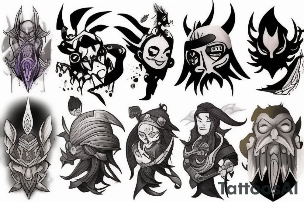 Dota 2 hero tattoo idea