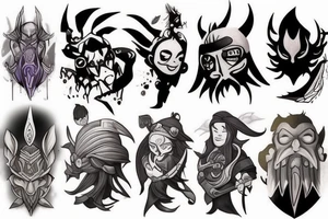 Dota 2 hero tattoo idea