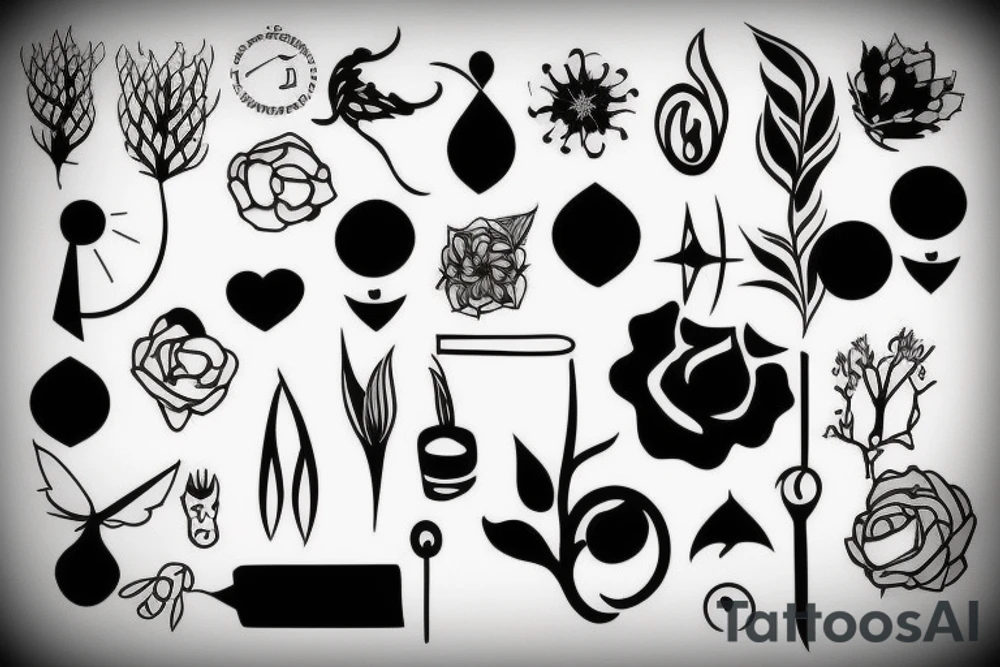 Simple black tattoo tattoo idea